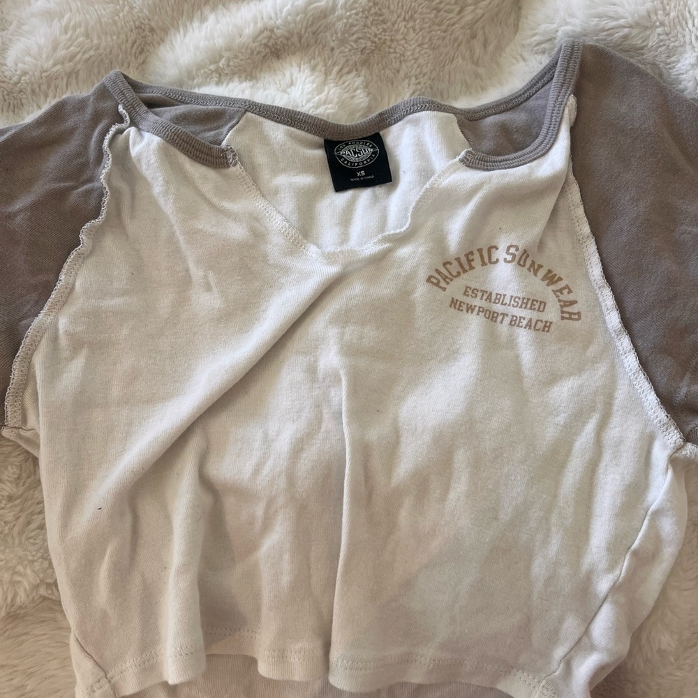 Pacific Sunwear Women's Two-Tone Tee